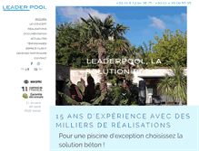 Tablet Screenshot of leaderpool.fr